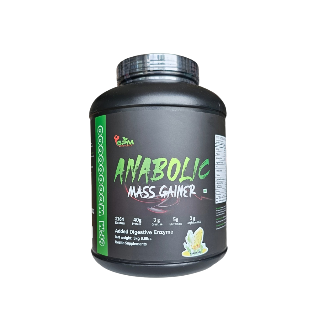 anabolic mass gainer 3kg 6pm nutrition